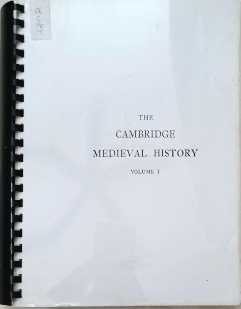 The Cambridge Medieval History (Vol.1)