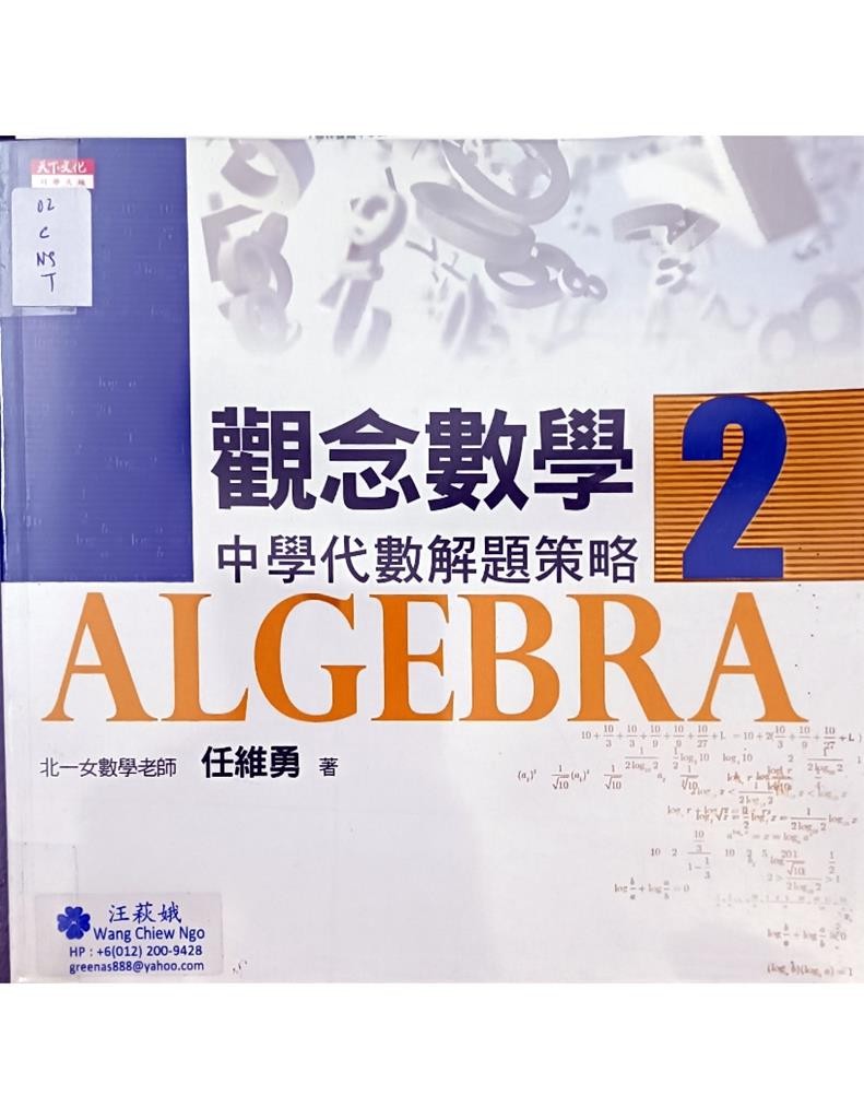 观念数学 2- 中学代数解题策略 