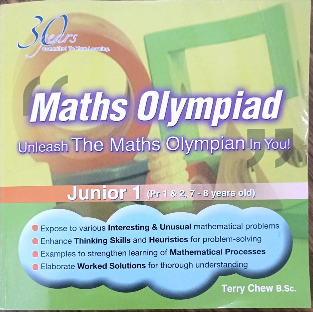 Maths Olympiad - Junior 1 (Pr 1 & 2, 7-8 years old)