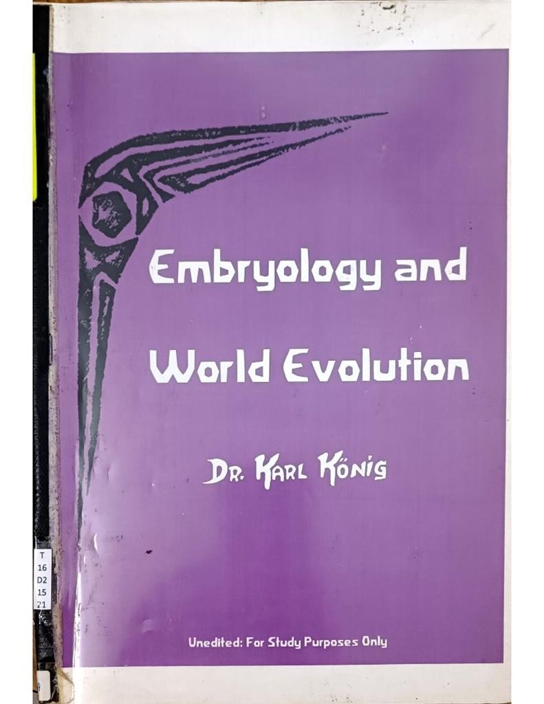 Embryology and World Evolution