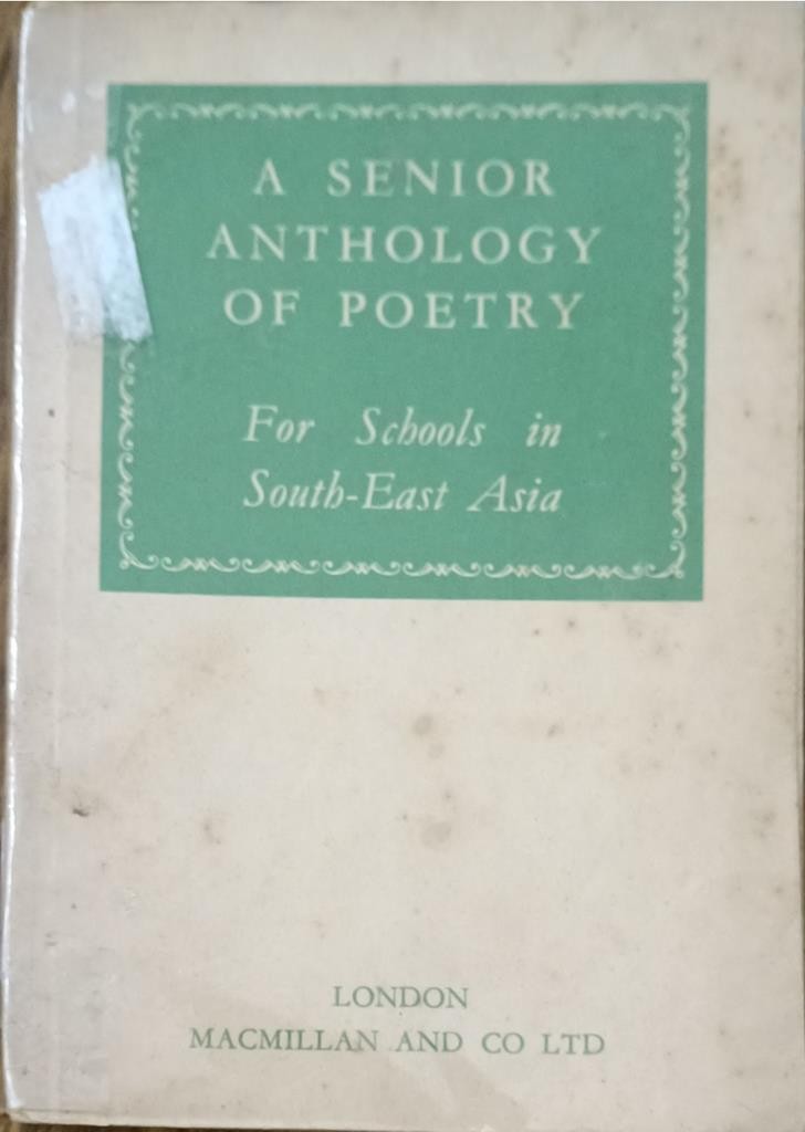 A Senior Anthology Of Poetry 