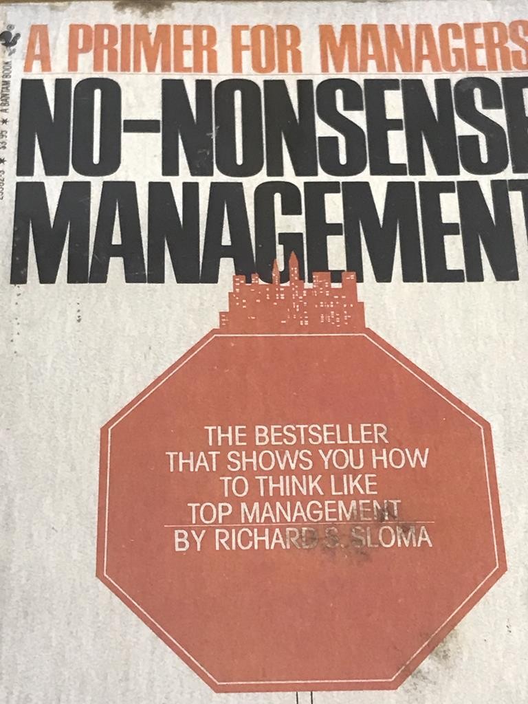 A Primer For Managers No-Nonsense Management