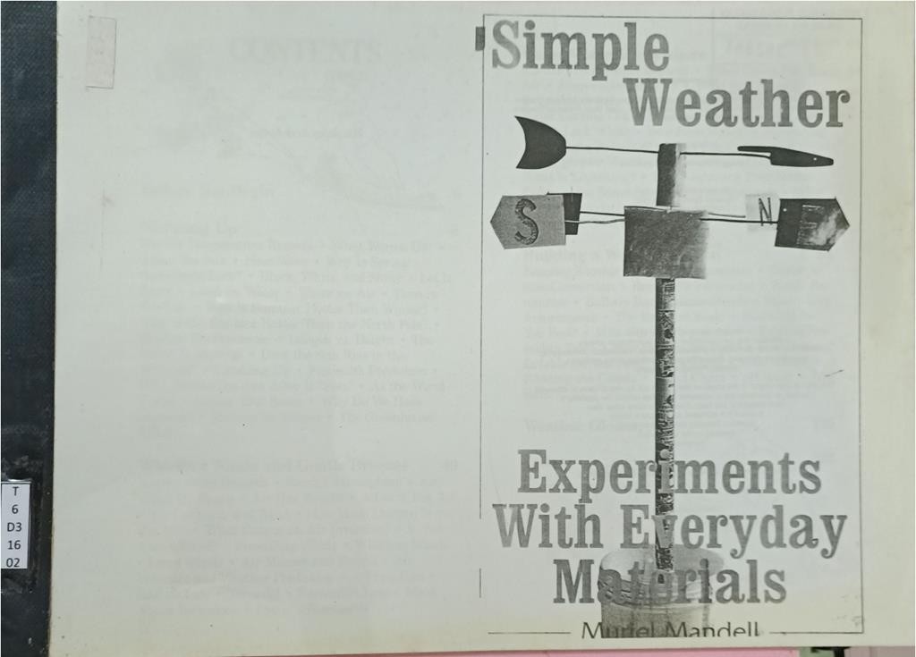 Simple weather (Experiments With Everyday Materials)