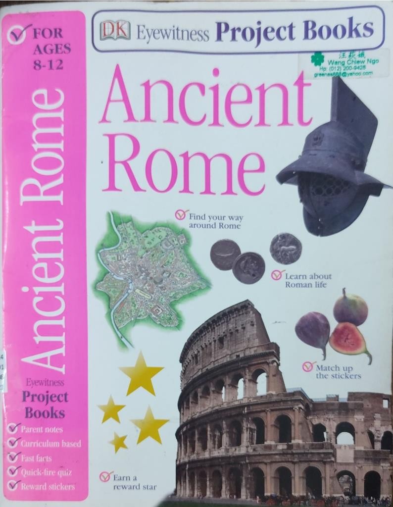 Eyewitness Project Books Ancient Rome