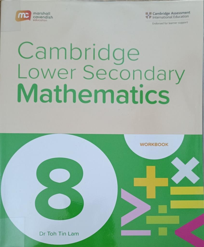 Cambridge Lower Secondary Mathematics - Workbook Book (Grade 8)