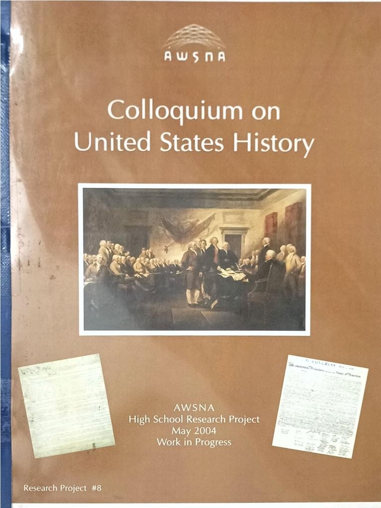 Colloquium on United  States History