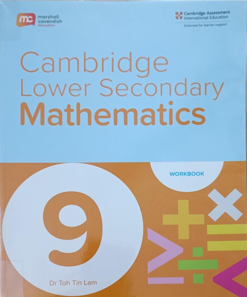 Cambridge Lower Secondary Mathematics - Workbook Book (Grade 9)