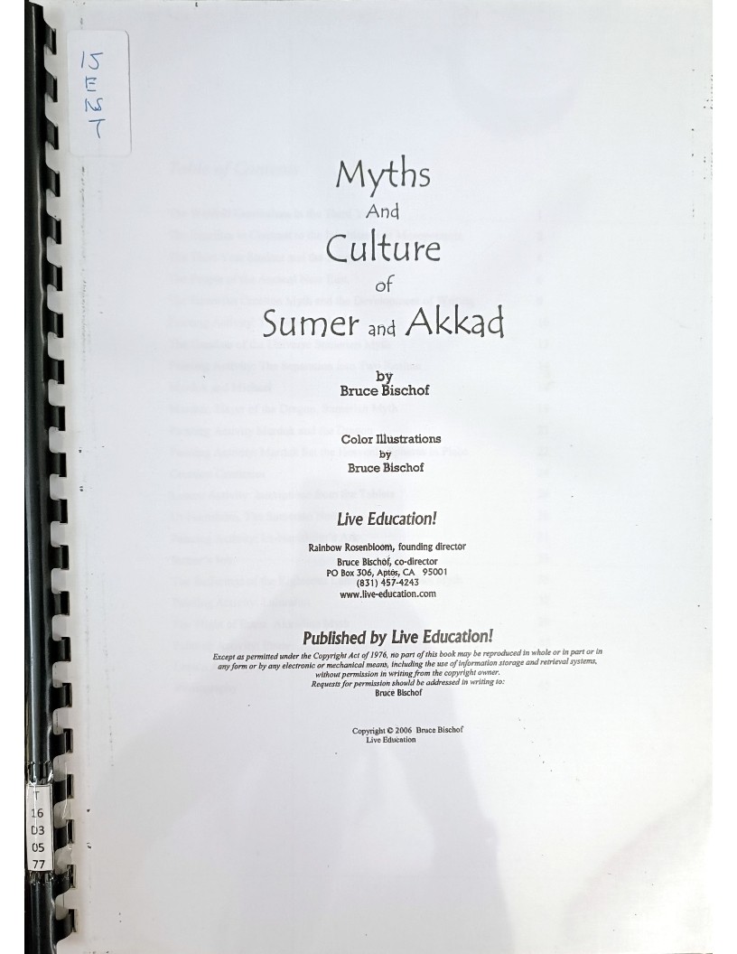 Myths and Culture Of Akkad and Sumer