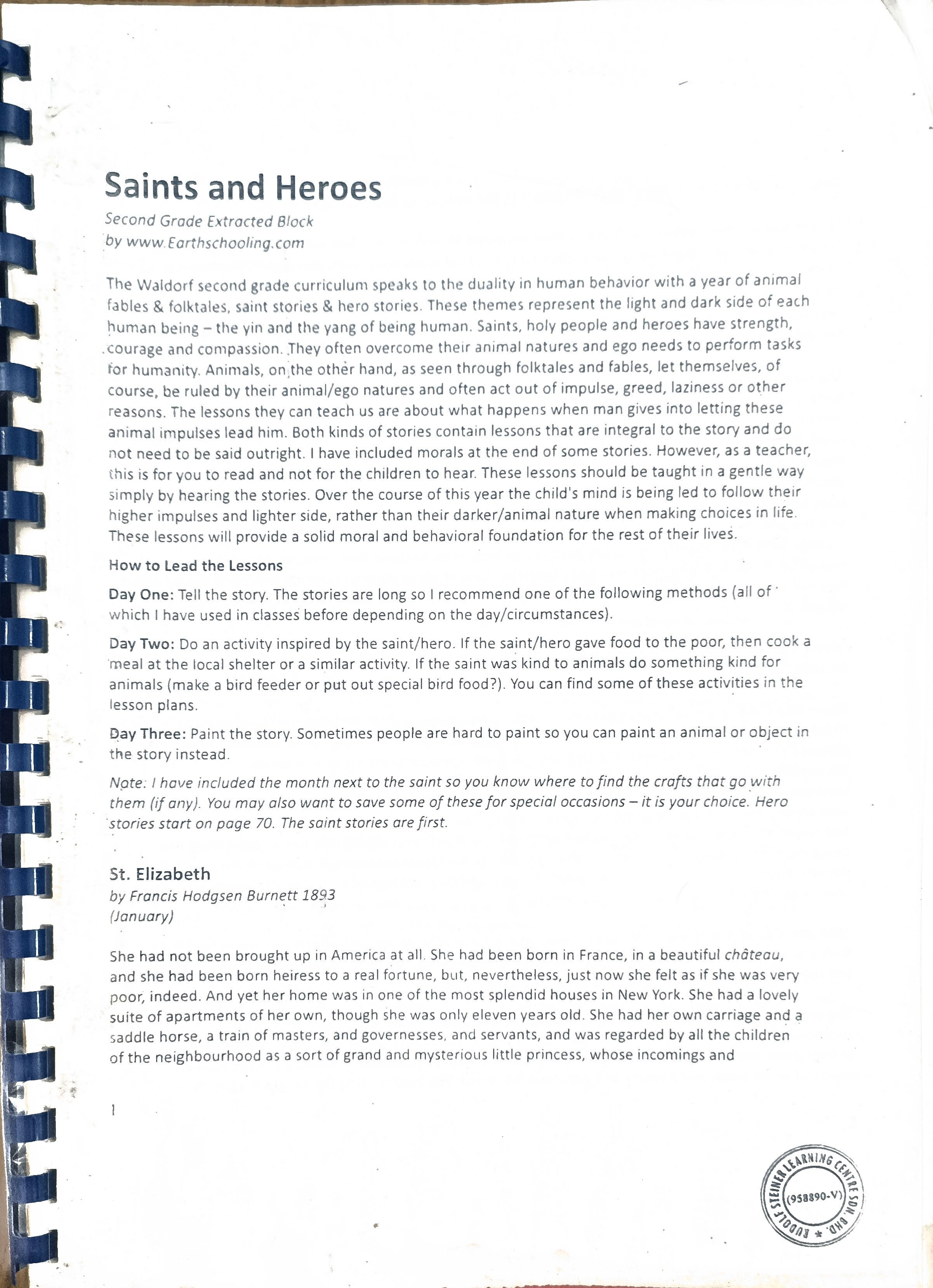 Saints and Heroes