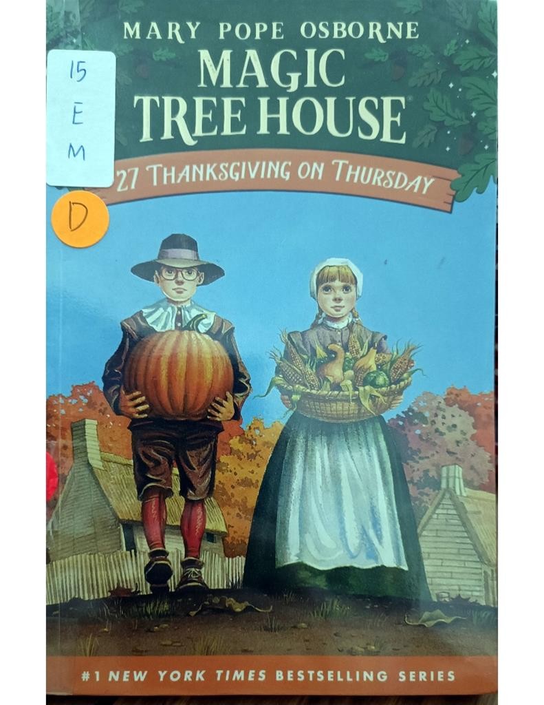 Magic Tree House 27 - Thanksgiving On Thursday