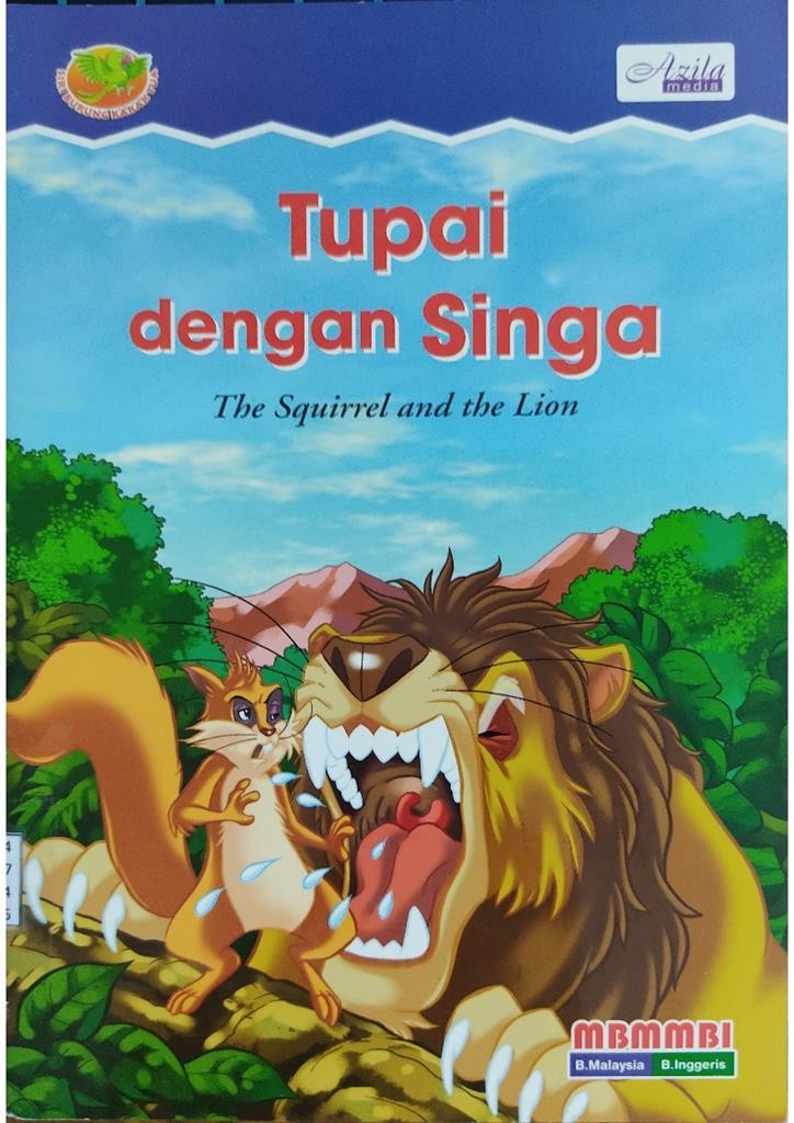 Tupai dengan Singa