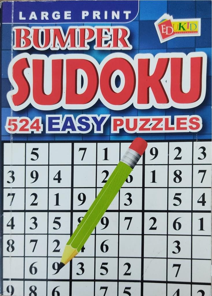 Bumper Sudoku 524 Easy Puzzles