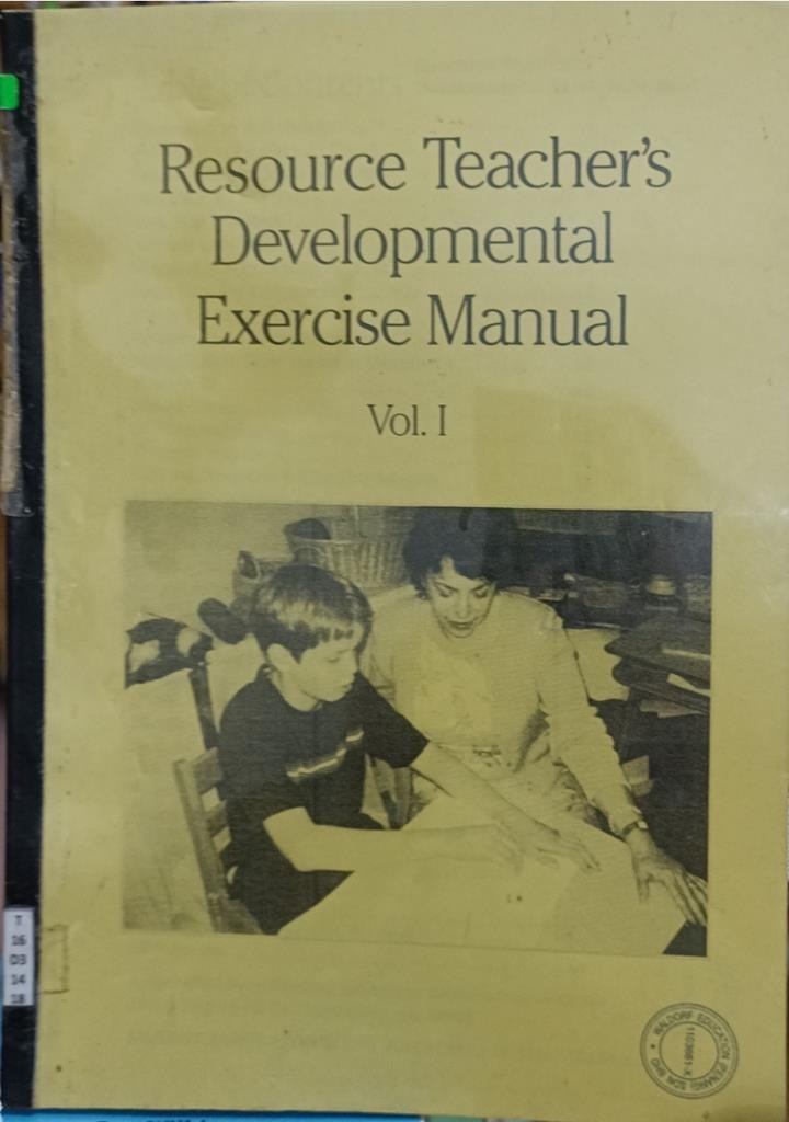 Resource Teacher's Developmental Exercise Manual (Vol.I)