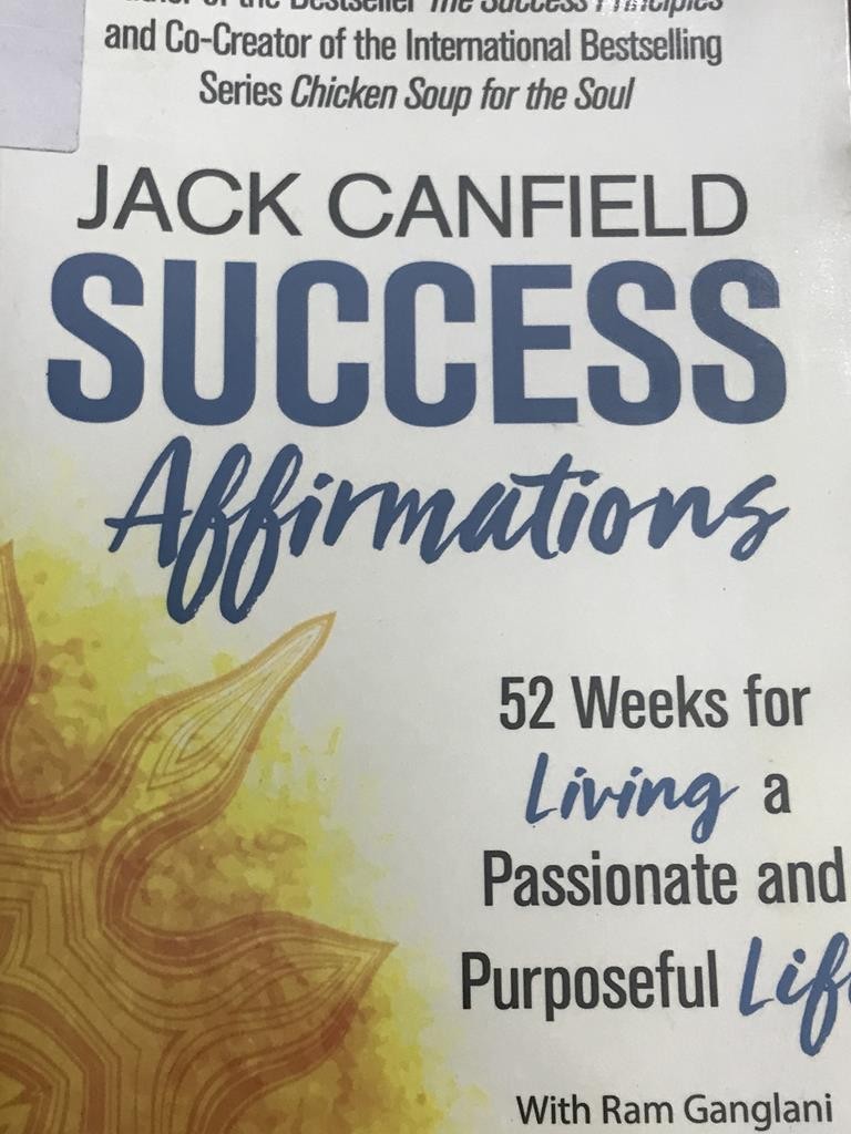 Jack Canfield Success Affirmations