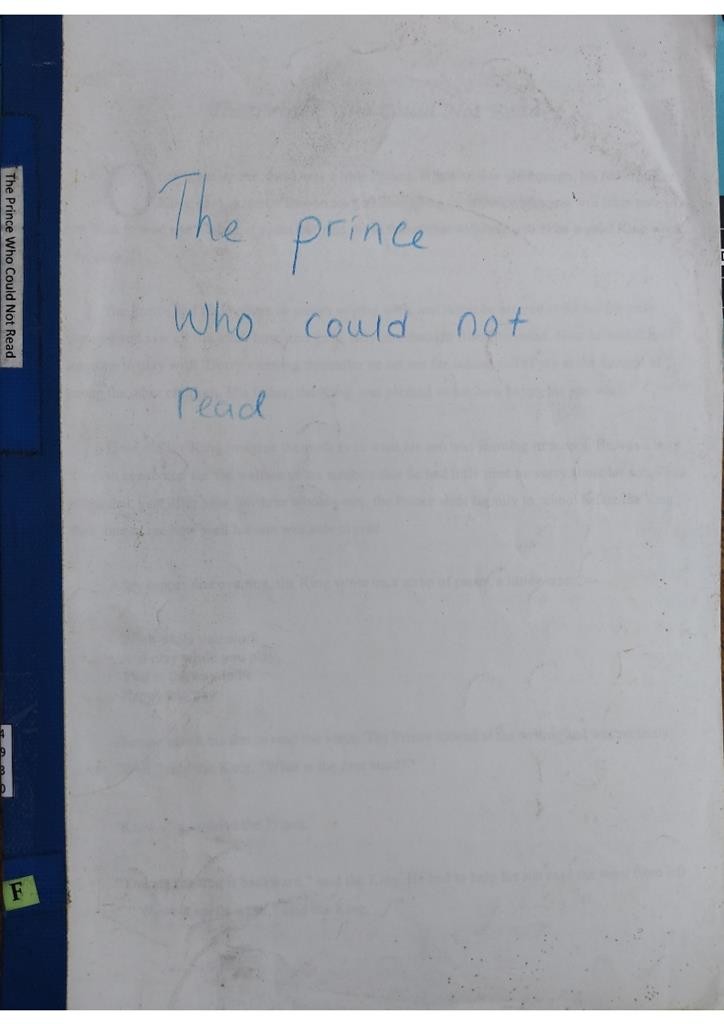 The Prince Who Could Not Read