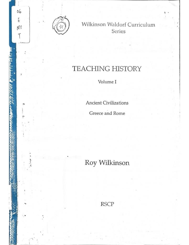 Teaching History Vol.I (Ancient Civilizations, Greece, Rome)