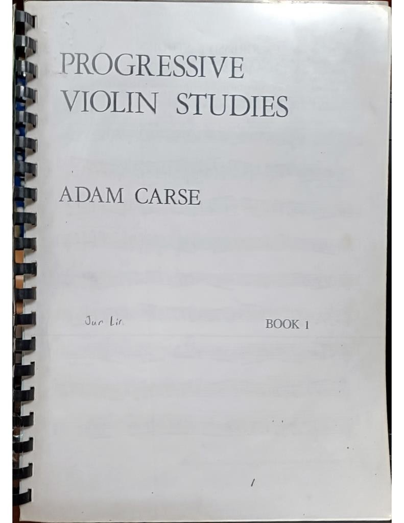 Progressive Violin Studies (Book 1)