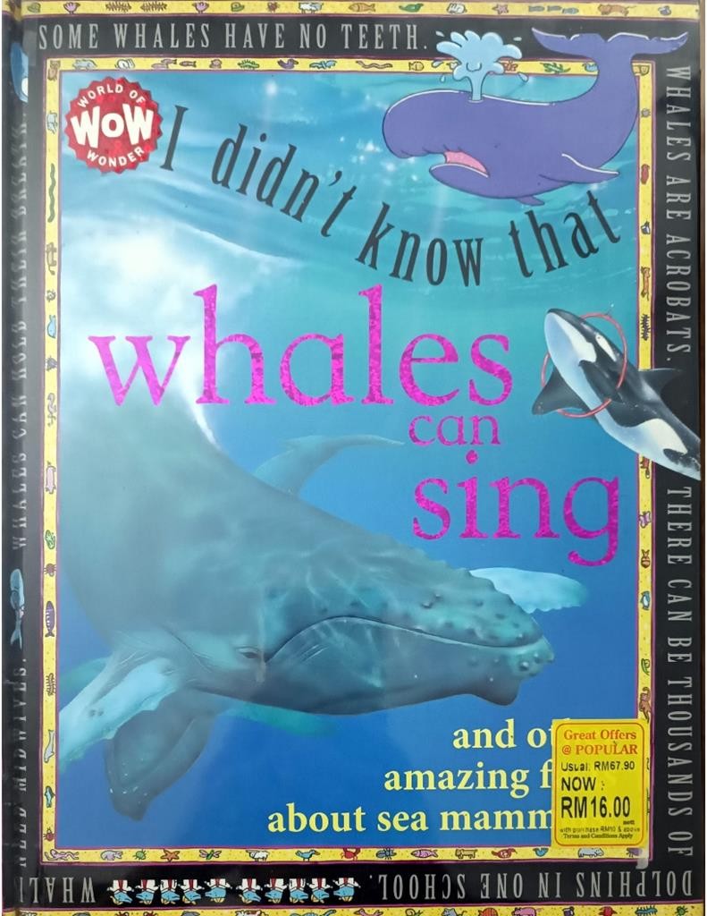 I didn't Know That Whales Can Sing