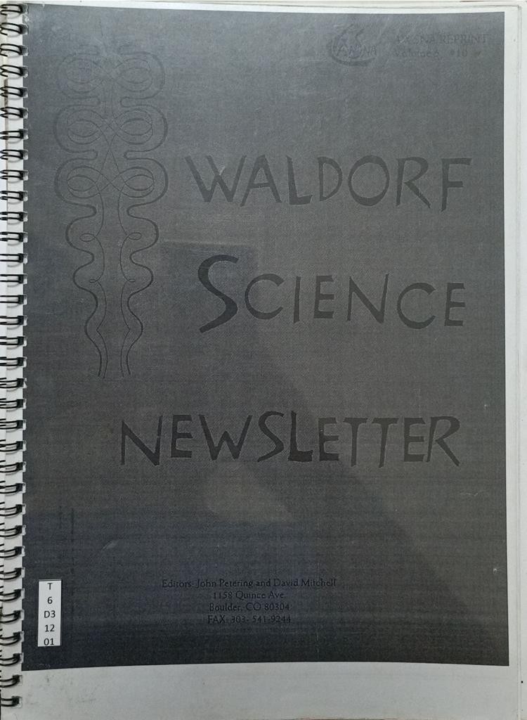 Waldorf Science Newsletter