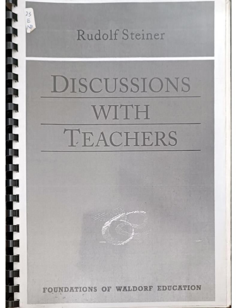 Discussions With Teachers